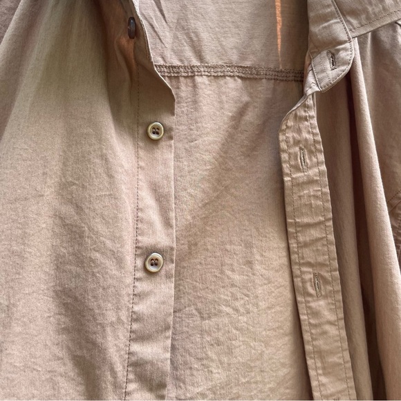 H2H Men's Brown Fitted Long Sleeve Button Down Size Large - Picture 5 of 11